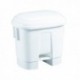 Derby 30L White Plastic Pedal Bin 348020