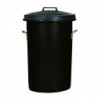 Black 85 Ltr H Duty Coloured Dustbin