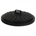 Addis Black Dustbin Lid Round 90Ltr