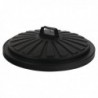 Addis Black Dustbin Lid Round 90Ltr