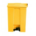 Yellow 30.5 Litre Step-On Container