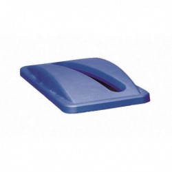 Rubbermaid Slim Jim Bin Lid Paper Blue