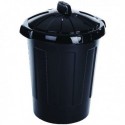 Black 80Ltr Dustbin 379770