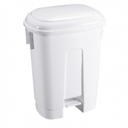 Derby 60L White Plastic Pedal Bin 348011