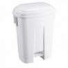 Derby 60L White Plastic Pedal Bin 348011