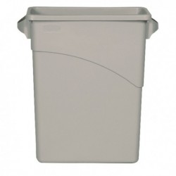 Rubbermaid Grey Slim Jim Container 60Ltr