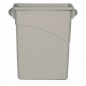 Rubbermaid Grey Slim Jim Container 60Ltr