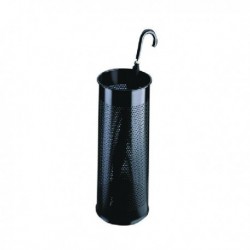 Black Umbrella/Waste Bin Perforated
