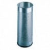 Silver Umbrella/Waste Bin Perforated