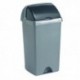 Addis Roll Top Bin 50 Ltr Metallic