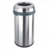 Open Top Bullet Bin 60L Silver 380856