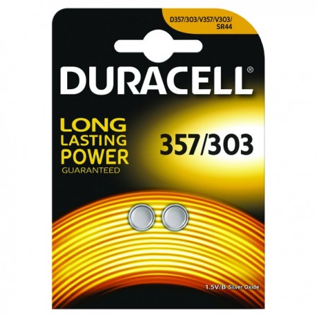 Duracell 1.5 D357 Battery Silver Oxide