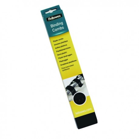 Fellowes 10mm Black Binding Comb Pk100