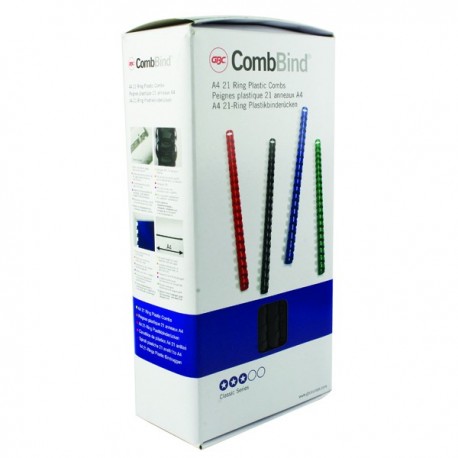 GBC Black 12mm Binding Comb 4028177 P100
