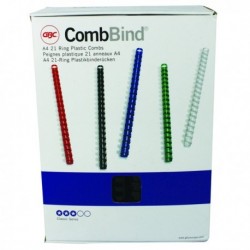 GBC Black 22mm Bind Combs 4028602U Pk100