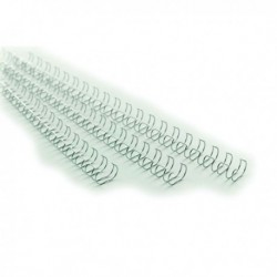 GBC A4 Silver 6mm 34-Loop Wires Pk100