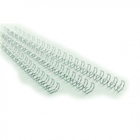GBC A4 Silver 6mm 34-Loop Wires Pk100