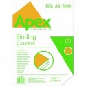 Fellowes Apex Lth/brd Blk A4 Cover Pk100