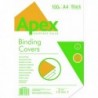 Fellowes Apex Lth/brd Blk A4 Cover Pk100