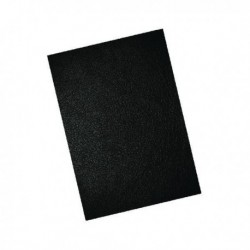 GBC A4 Black LthGrn Binding Covers 250gm