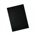 GBC A4 Black LthGrn Binding Covers 250gm