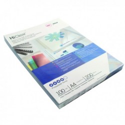 GBC HiClear PVC A4 Binding Covers Pk100