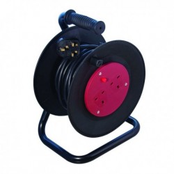 CED H/Duty 2-Gang Extension Reel 25m