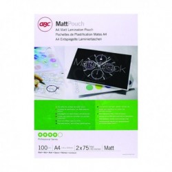 GBC A4 Laminating Pouch Matt 150mc Pk100