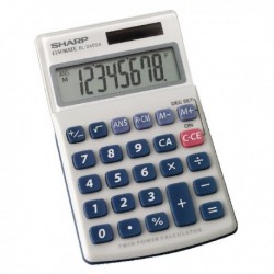 Sharp Hand Held Calc 8-digit EL240SAB