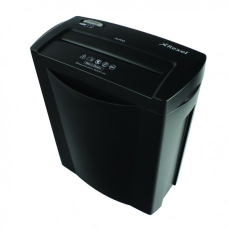 Rexel Blk/Silv Alpha Cross-Cut Shredder