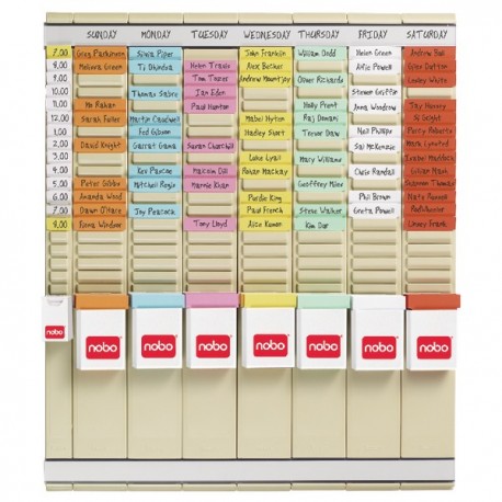 Nobo 7 T-Card Panel Planning Kit 29110