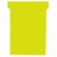 Nobo T-Card Size 2 Yellow Pk100