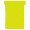 Nobo T-Card Size 2 Yellow Pk100