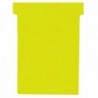 Nobo T-Card Size 2 Yellow Pk100