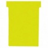 Nobo T-Card Size 3 Yellow Pk100