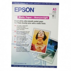 Epson Matt A3 Photo H/Weight Paper Pk50