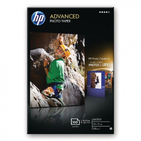 HP Adv Glossy 10x15cm Photo Paper Q8692A
