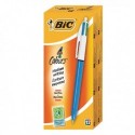 Bic 4 Colours Retractable Ballpoint Pk12