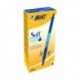 Bic Soft Feel Blue Rtrct Ball Pen Pk12