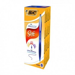 Bic Atlantis Blue Prem Retract Ball Pk12