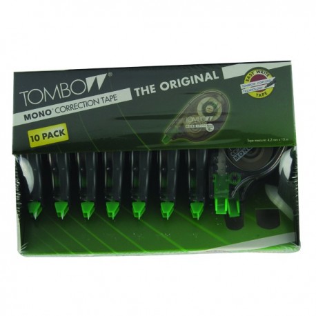 Tombow 4mm Correction Tape Roller Pk10