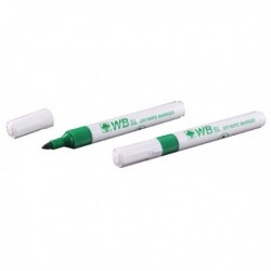 Bullet Tip Green Whiteboard Marker Pk10