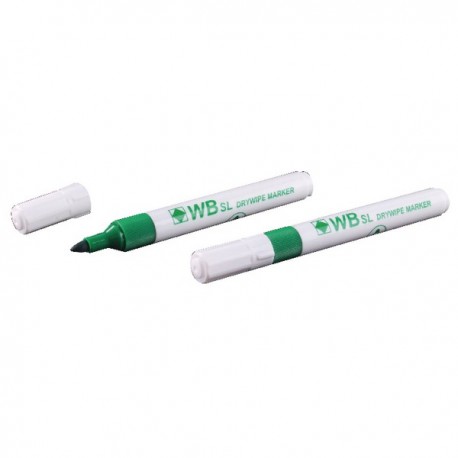 Bullet Tip Green Whiteboard Marker Pk10