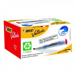 Bic Velleda 1701 Bullet Marker Red Pk12
