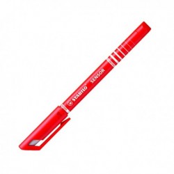 Stabilo Sensor Fineliner Red Pk10