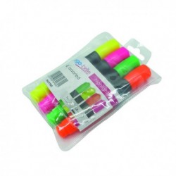 Ergo-Brite Asstd Ergo Highlighters Pk4