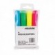 HiGlo Highlighter Assorted Pk4