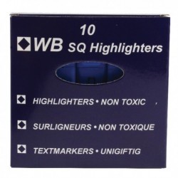 HiGlo Blue Highlighter Pens PK10