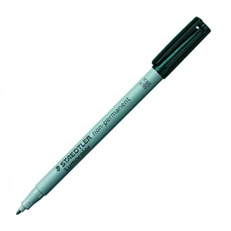 Staedtler Lumocolour Solu Med Black Pk10
