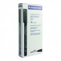 Staedtler Lumocolour Perm Med Black Pk10